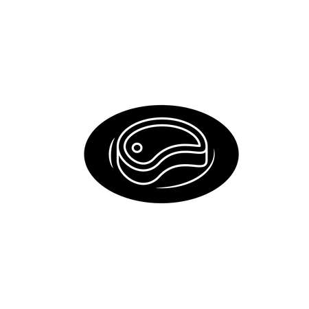 Illustration Vector graphic of meat icon. Fit for steak, barbecue, cooking,のイラスト素材