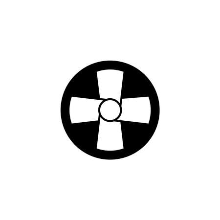 Illustration Vector graphic of fan icon. Fit for airflow, cooling, electricity etc.のイラスト素材