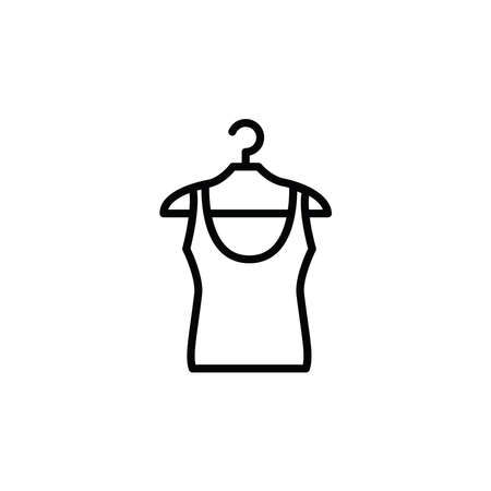 Illustration Vector graphic of hanger icon. Fit for fashion, wardrobe, clothes, retail etc.のイラスト素材