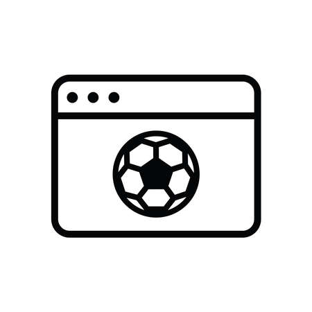 Illustration Vector graphic of browser icon. Fit for internet, app, software, application etc.のイラスト素材