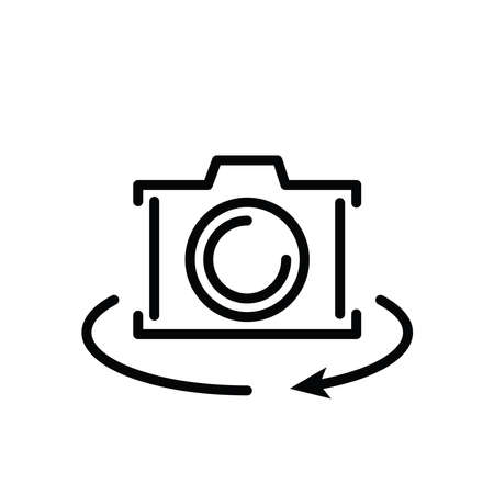 Illustration Vector graphic of photography icon. Fit for studio, photograph, image etc.のイラスト素材