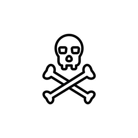 Illustration Vector graphic of pirate icon. Fit for pirates flag, adventure, danger etc.のイラスト素材