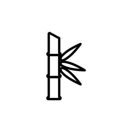 Illustration Vector graphic of bamboo icon. Fit for asian, japanese, decoration, nature etc.のイラスト素材