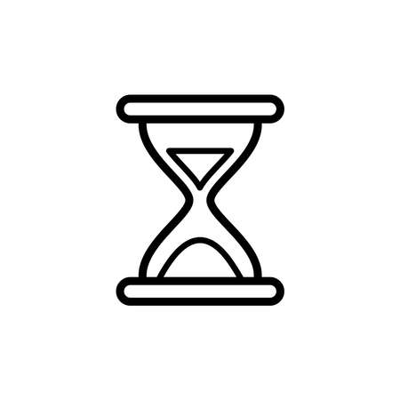 Illustration Vector graphic of hourglass icon. Fit for clock, watch, countdown, deadline etc.のイラスト素材