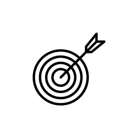 Illustration Vector graphic of target icon. Fit for success, targeting, competition etc.のイラスト素材