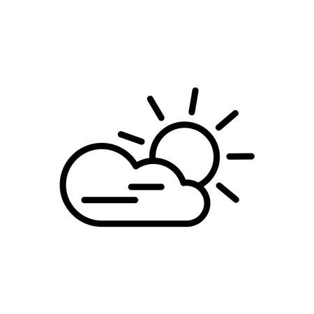 Illustration Vector graphic of fog day icon. Fit for weather, meteorology, season, climate etc.のイラスト素材
