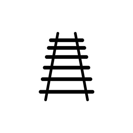 Illustration Vector graphic of rail icon. Fit for transportation, subway, railway etc.のイラスト素材