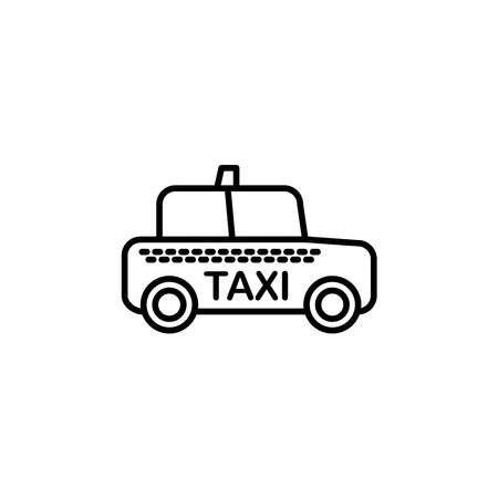 Illustration Vector graphic of taxi icon. Fit for transport, vehicle, service, private etc.のイラスト素材