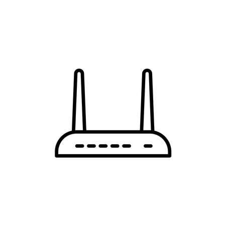 Illustration Vector graphic of router icon. Fit for wireless, internet, network, switch hub etc.のイラスト素材