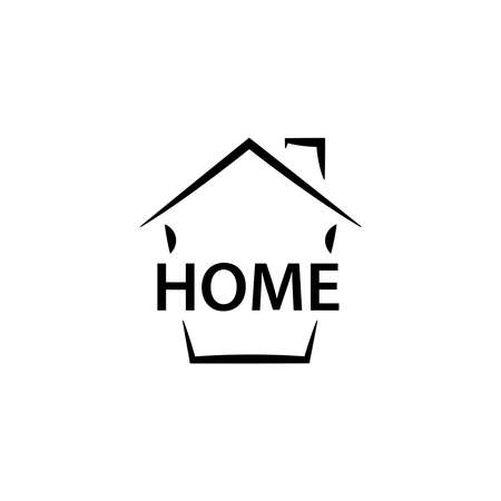 Illustration Vector graphic of home icon. Fit for house, real estate, residential, cottage, etc.のイラスト素材