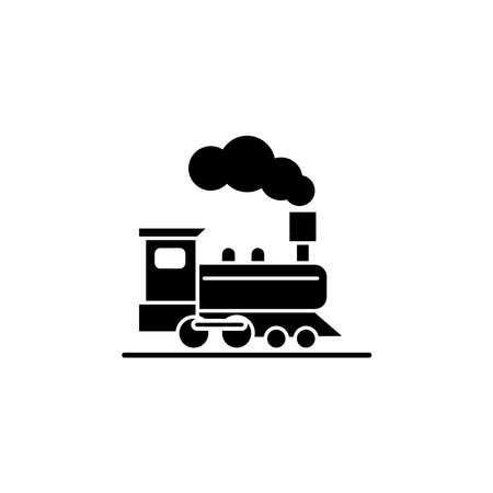 Illustration Vector graphic of train icon. Fit for transportation, subway, railway etc.のイラスト素材
