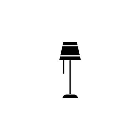 Illustration Vector graphic of stand lamp icon. Fit for interior, furniture, decoration etc.のイラスト素材