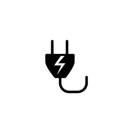 Illustration Vector graphic of power plug icon. Fit for electric, socket, cable etc.のイラスト素材