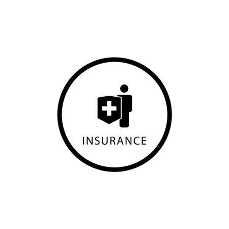 Illustration Vector graphic of insurance icon templateのイラスト素材
