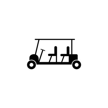 Golf cart icon illustration design. Vector illustration can be used for topics like golfing, golf, leisureのイラスト素材