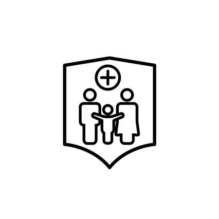 Illustration Vector graphic of insurance icon templateのイラスト素材