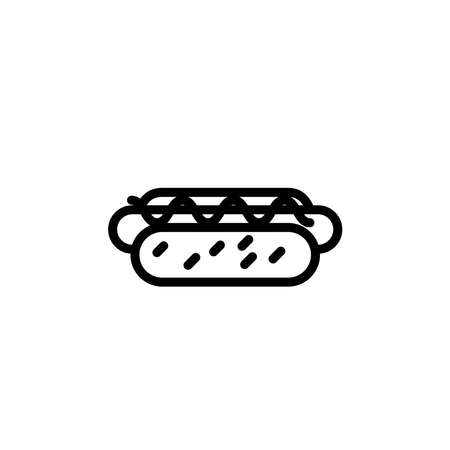Illustration Vector graphic of hotdog icon templateのイラスト素材