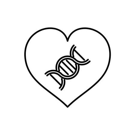Illustration Vector graphic of DNA icon templateのイラスト素材