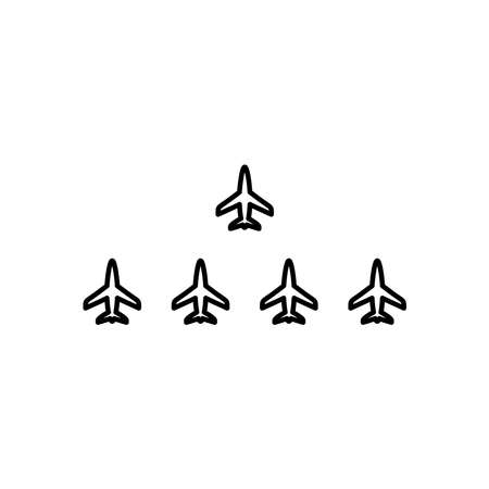 Illustration Vector graphic of plan formation iconのイラスト素材