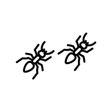 Illustration graphic of ant icon templateのイラスト素材