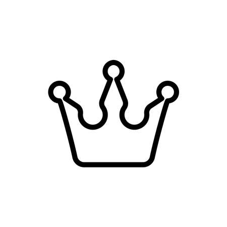 illustration crown icon design templateのイラスト素材