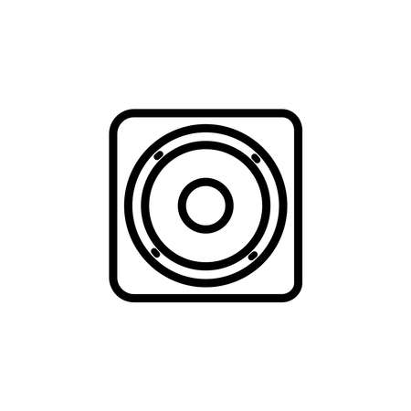 speaker icon design templateのイラスト素材