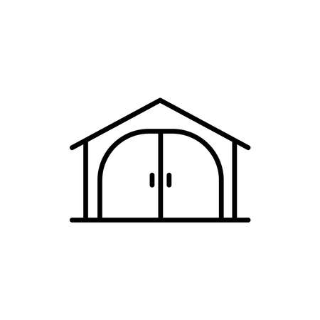 Vector illustration, Garage icon design templateのイラスト素材