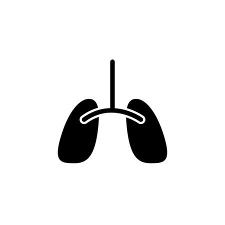 Illustration Vector graphic of lungs icon templateのイラスト素材