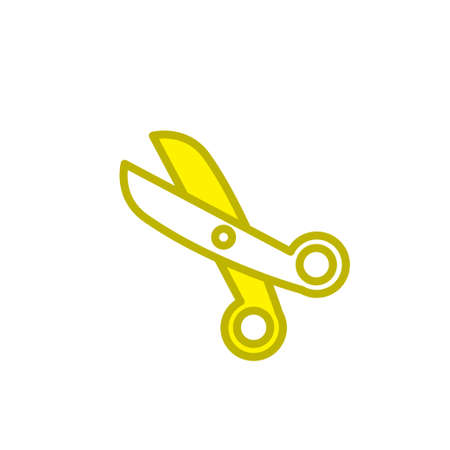 Illustration Vector graphic of scissor icon. Fit for tailor, haircut, barber, salon, dotted line etcのイラスト素材