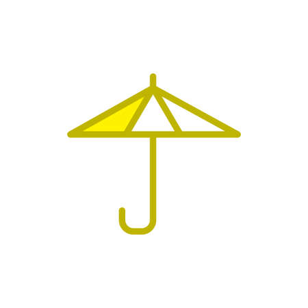 Illustration Vector graphic of umbrella icon. Fit for protection, safety, climate, anti virus, insurance, relaxation, recreation etc.のイラスト素材