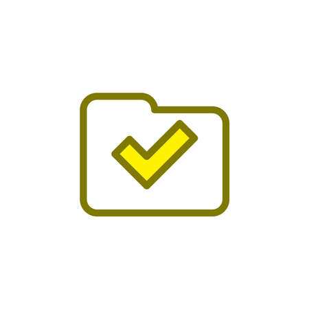 Illustration Vector graphic of folder icon. Fit for document, file, archive, portfolio etc.のイラスト素材