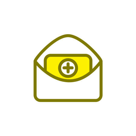Illustration Vector graphic of medical record icon. Fit for diagnosis, information, symbol, paper, patient, design, record, clinic etcのイラスト素材
