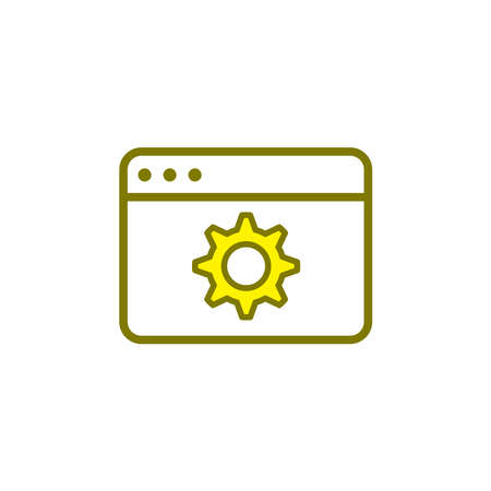 Illustration Vector graphic of browser icon. Fit for internet, app, software, application etc.のイラスト素材