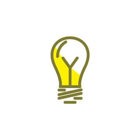 Illustration Vector graphic of bulb lamp icon. Fit for inspiration, think, idea, creative, technology, innovation, light bulb etc.のイラスト素材