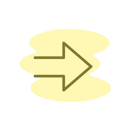 Illustration Vector graphic of arrow icon. Fit for navigation, direction, return etc.のイラスト素材
