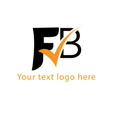 Illustration Vector graphic of Text F B logoのイラスト素材