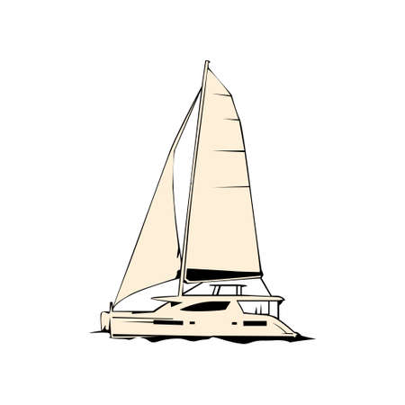 Illustration Vector graphic of water ski designのイラスト素材