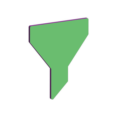 Illustration Vector graphic of Filter chemistry icon. Fit for chemical, science, laboratory etc.のイラスト素材