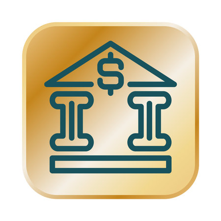 Bank icon illustration design vector templateのイラスト素材
