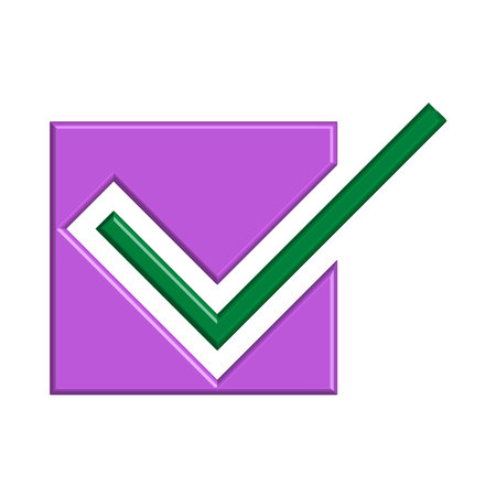 Check icon illustration vector design templateのイラスト素材