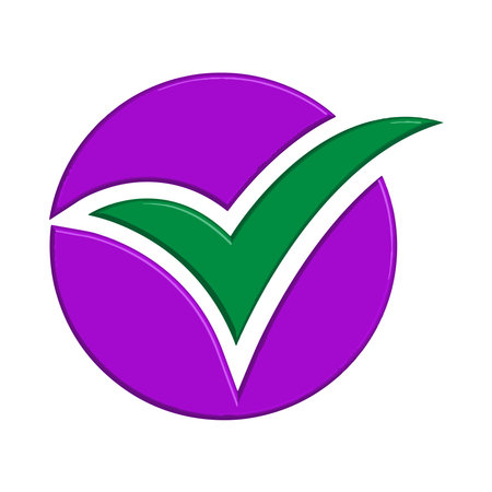 Check icon illustration vector design templateのイラスト素材