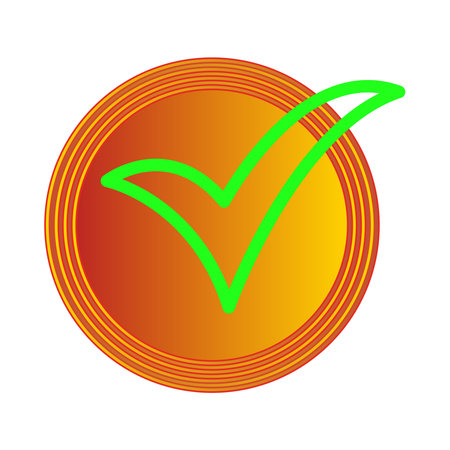 Check icon vector design templateのイラスト素材