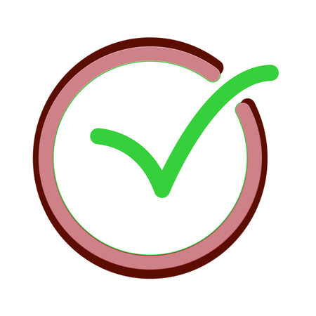 Check icon vector design templateのイラスト素材