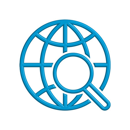 Illustration Vector graphic of globe icon. Fit for world, travel, networking, navigation, logistics etc.のイラスト素材