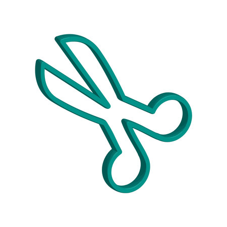 Illustration Vector graphic of scissor icon. Fit for tailor, haircut, barber, salon, dotted line etcのイラスト素材