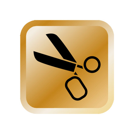 Illustration Vector graphic of scissor icon. Fit for tailor, haircut, barber, salon, dotted line etcのイラスト素材