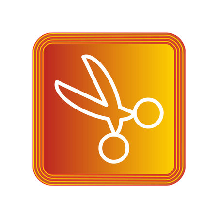 Illustration Vector graphic of scissor icon. Fit for tailor, haircut, barber, salon, dotted line etcのイラスト素材