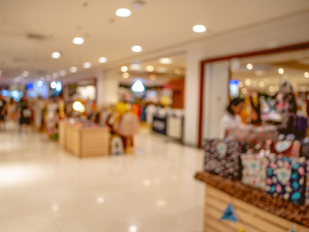 Abstract blurred photo of the Department store,shopping conceptの写真素材