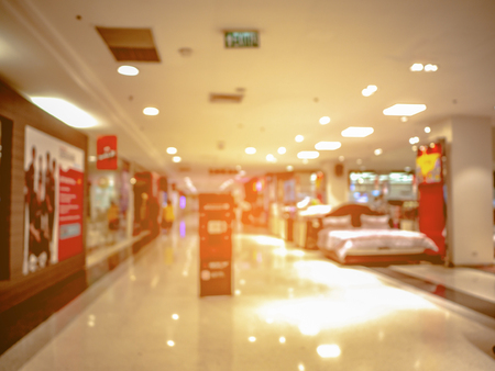 Abstract blurred and defocused of shopping Department store,shopping conceptの写真素材