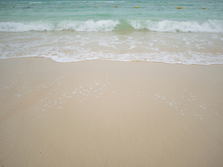 Tropical Idyllic Beach in vacation time,Holiday on the beach,Summer concept.の写真素材